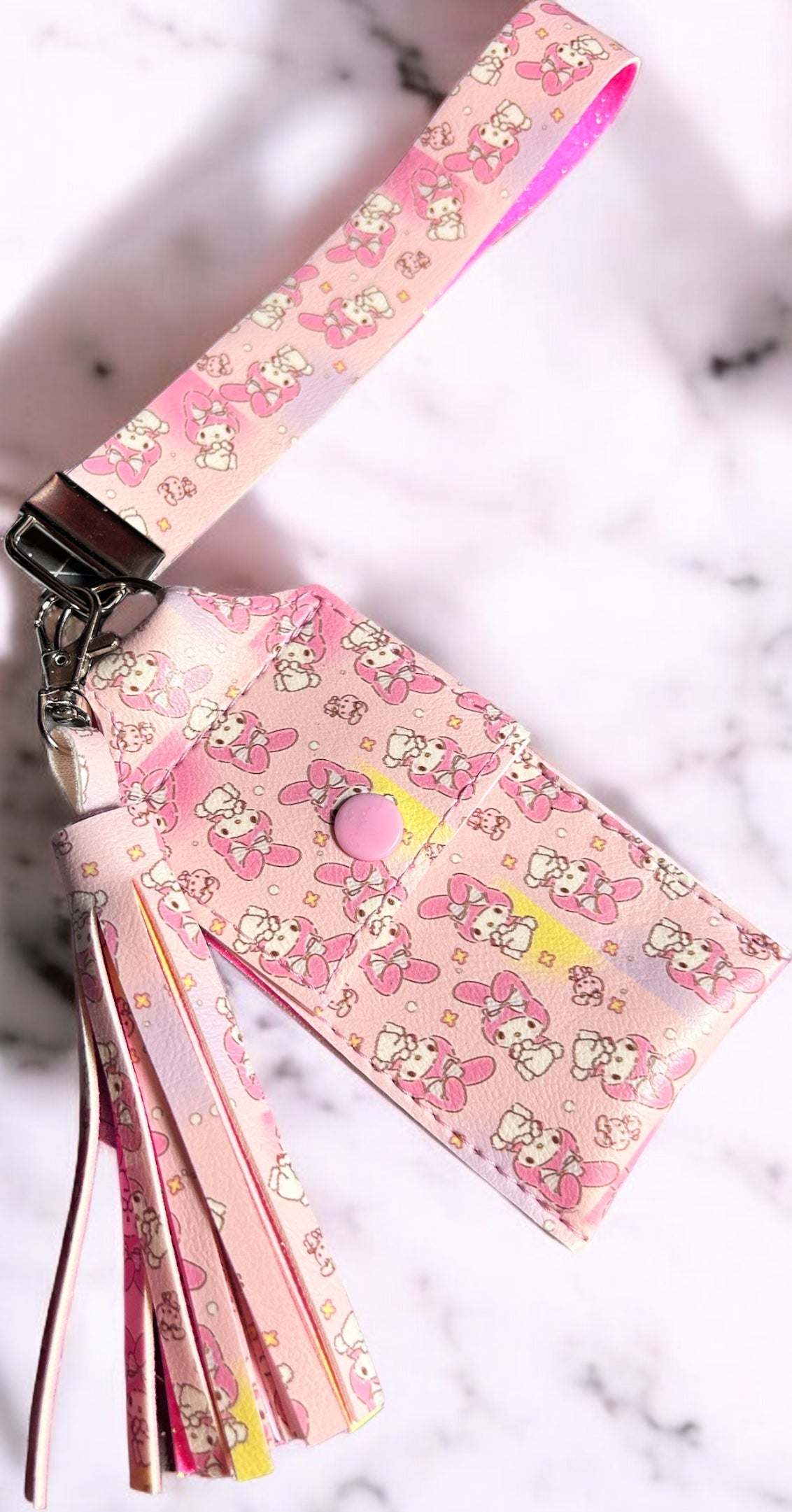 My Melody Keyfob w/ Tassle & Pouch