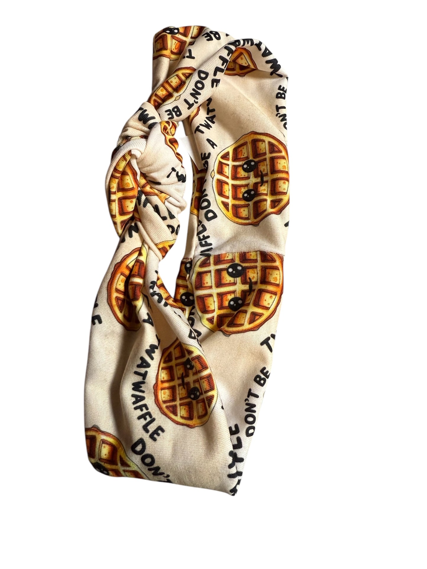 Don’t Be a Twat Waffle Knotted headband