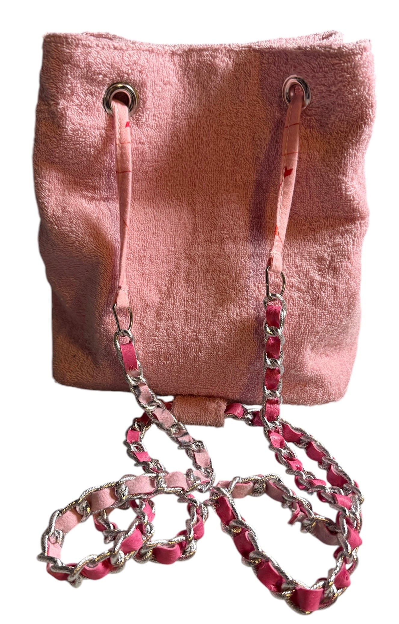 Teddy Cherry Mini Bucket Backpack