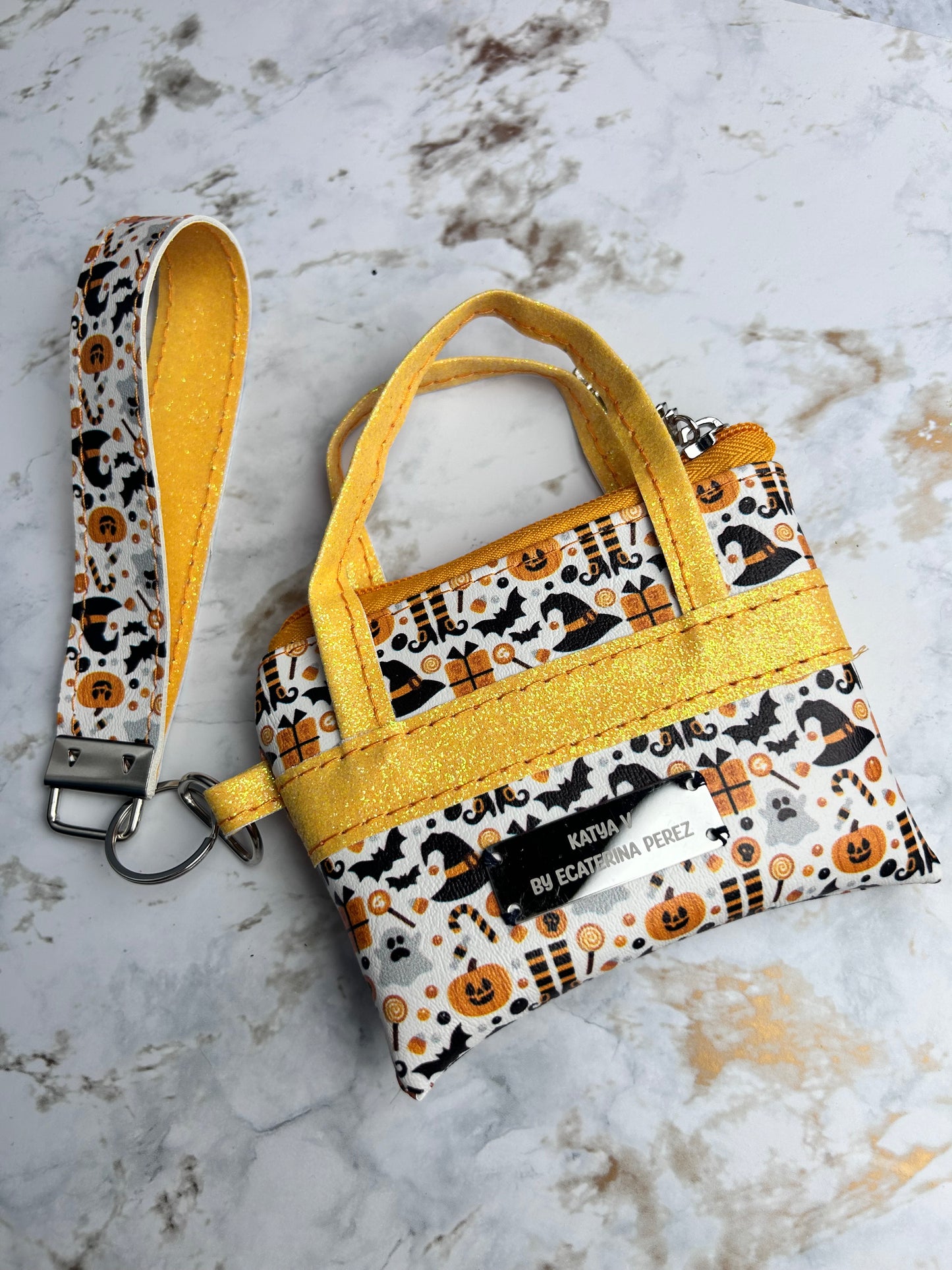Whitch Hat & More Halloween Wristlet & Pouch Combo