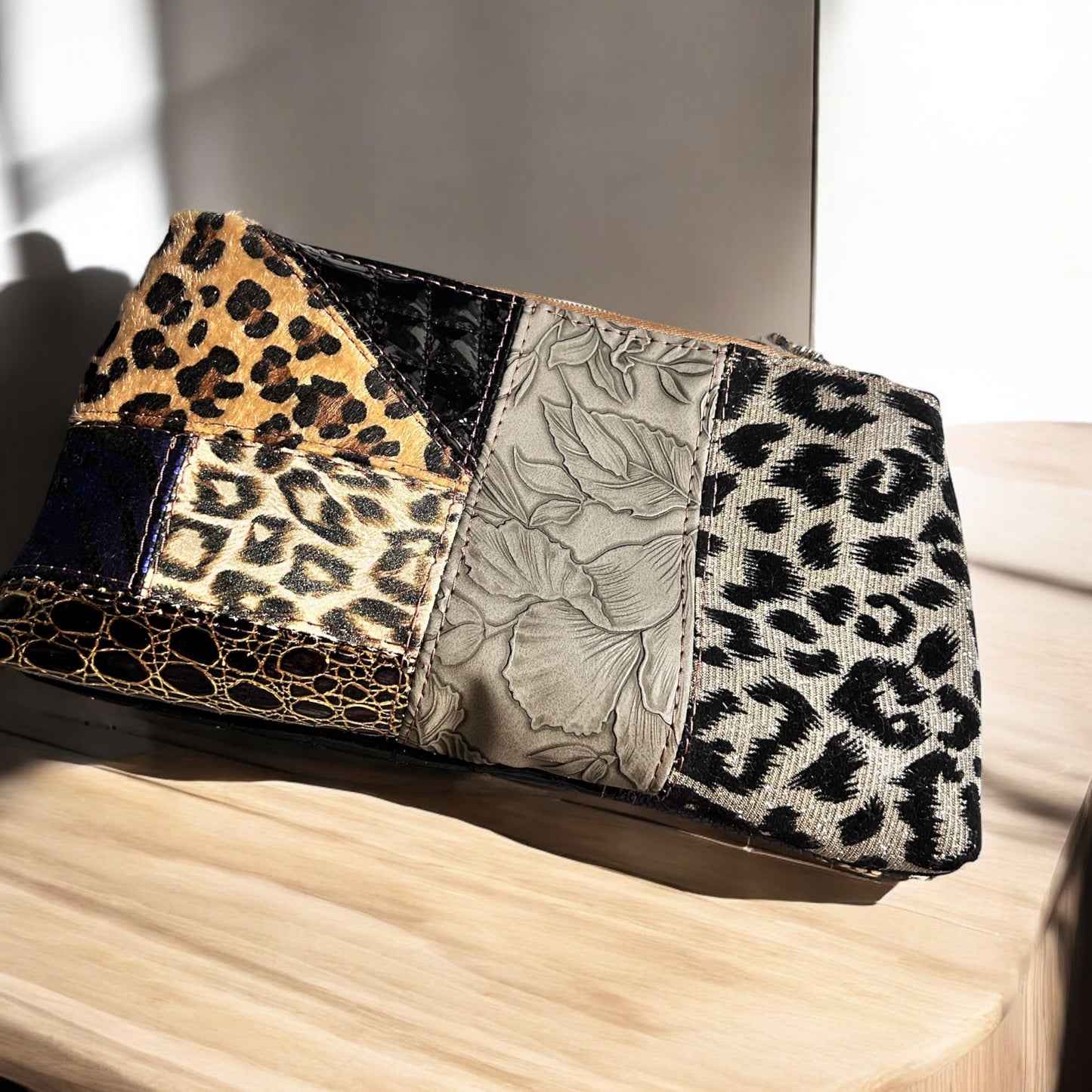 Zero Waste #3 Animal Edition Zipper Pouch, Accessory Pouch