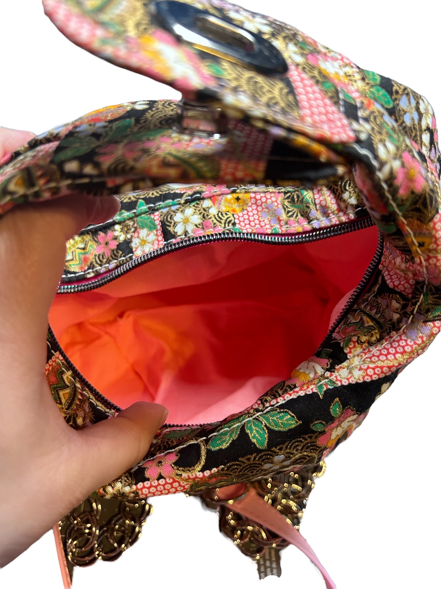 Little Flower Handbag w/ Chain Strap