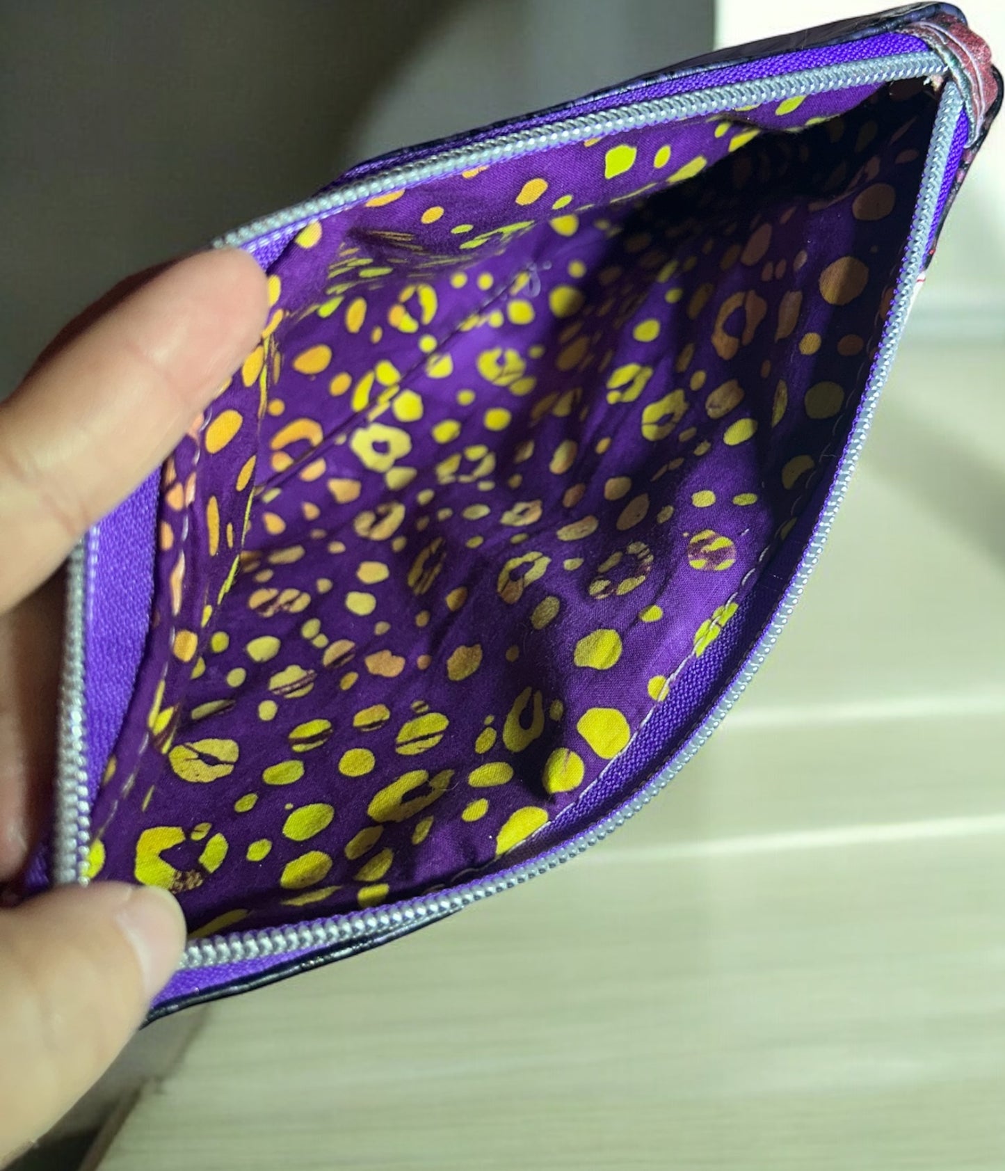Zero Waste 4 Pink Zipper Pouch, Accessory Pouch