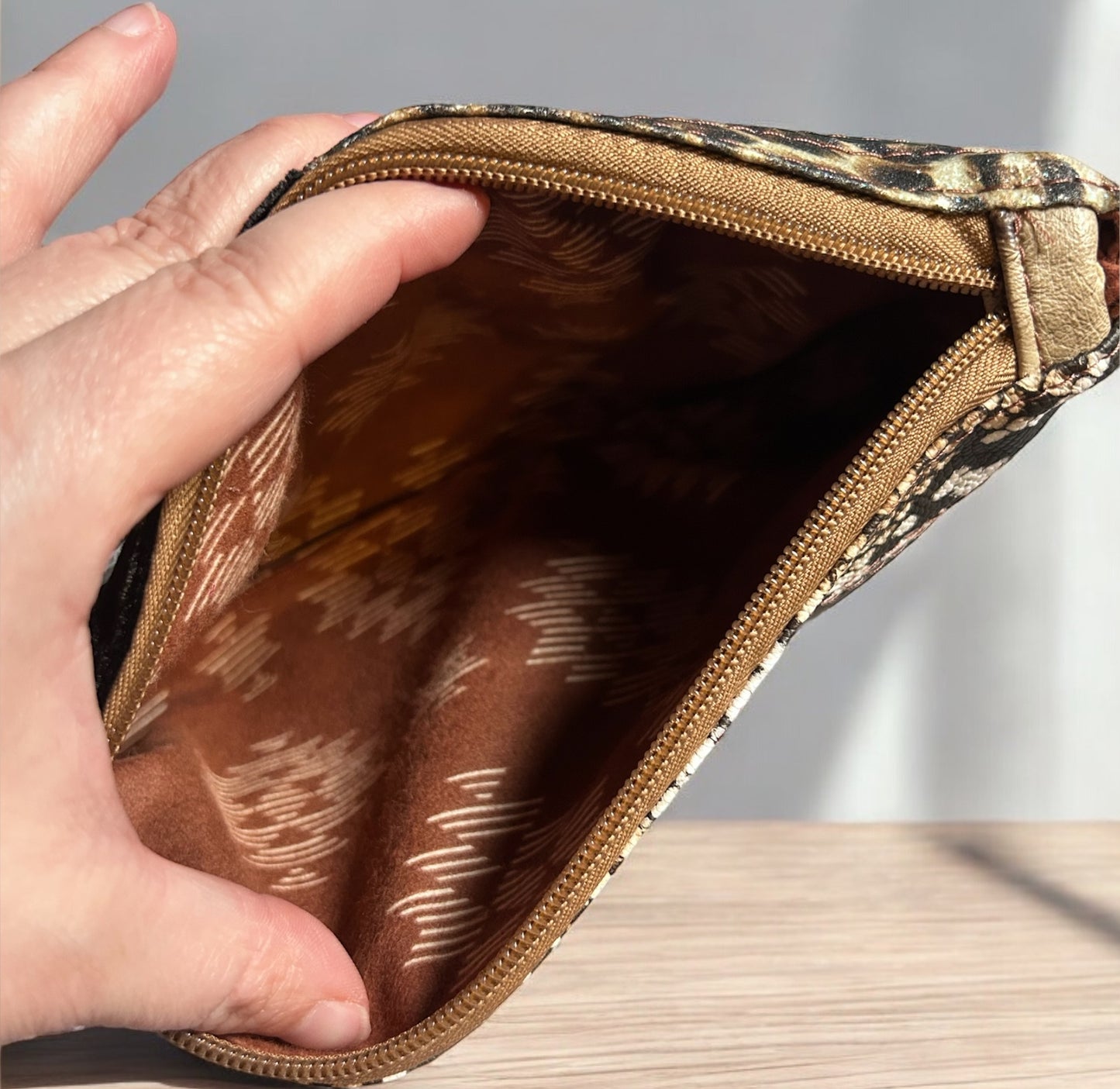 Zero Waste #5 Animal Edition Zipper Pouch, Accessory Pouch