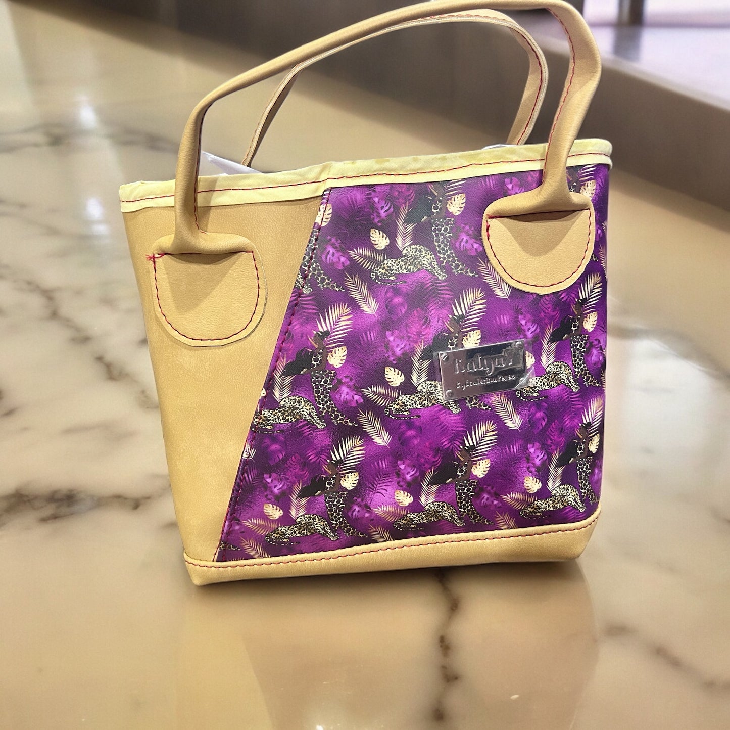 Cheetah Leaf Conceal Carry Handbag