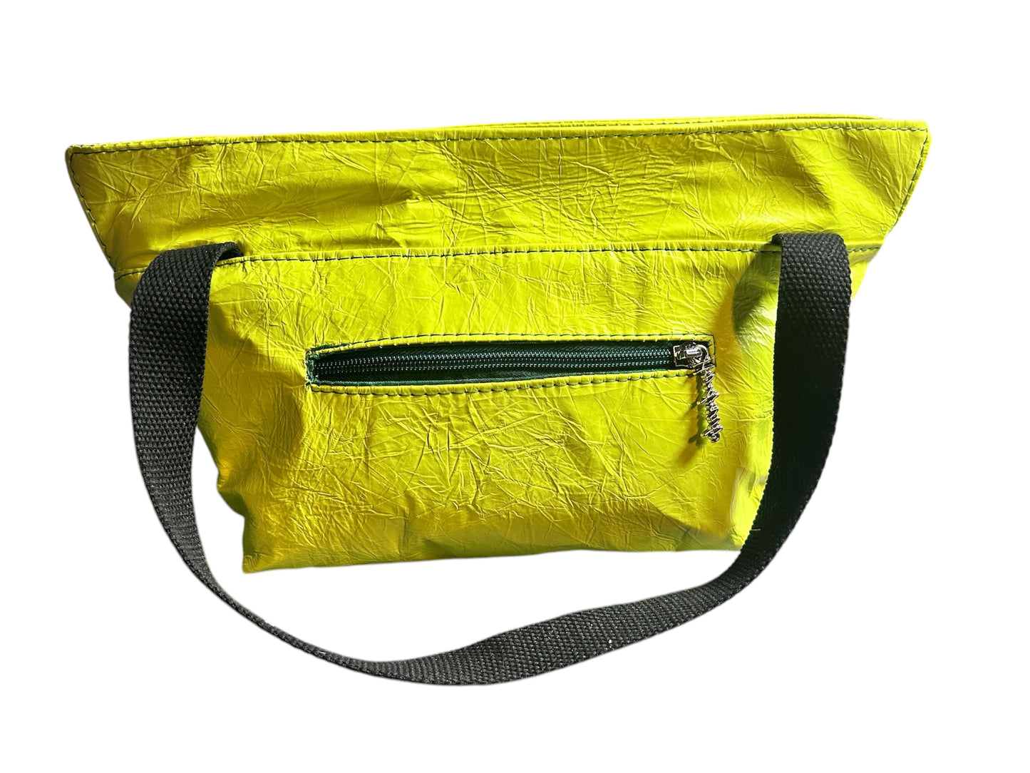Yellow/Green Leather Tiffany Mini Tote Bag