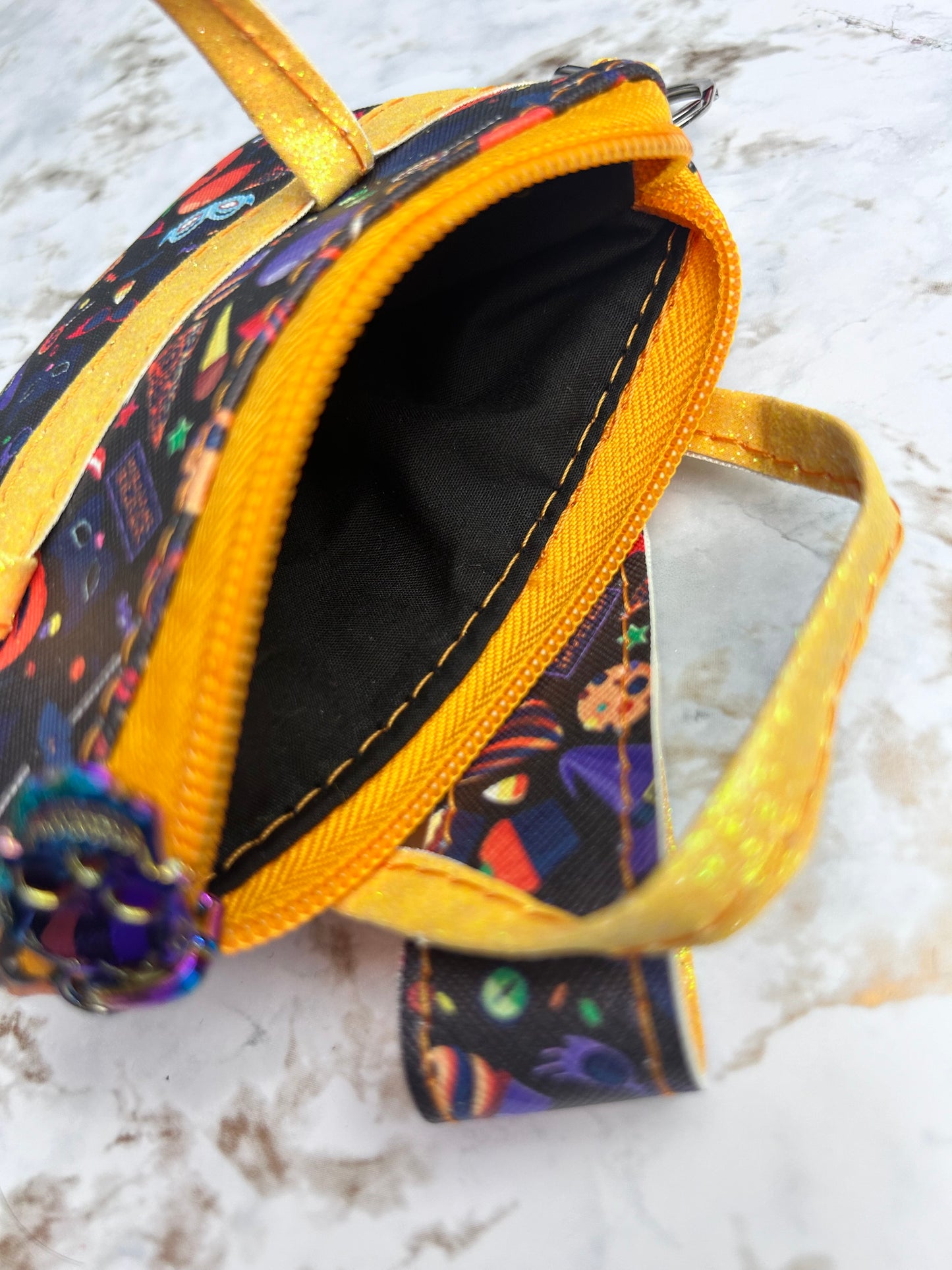 Colorful Candy Halloween Wristlet & Pouch Combo