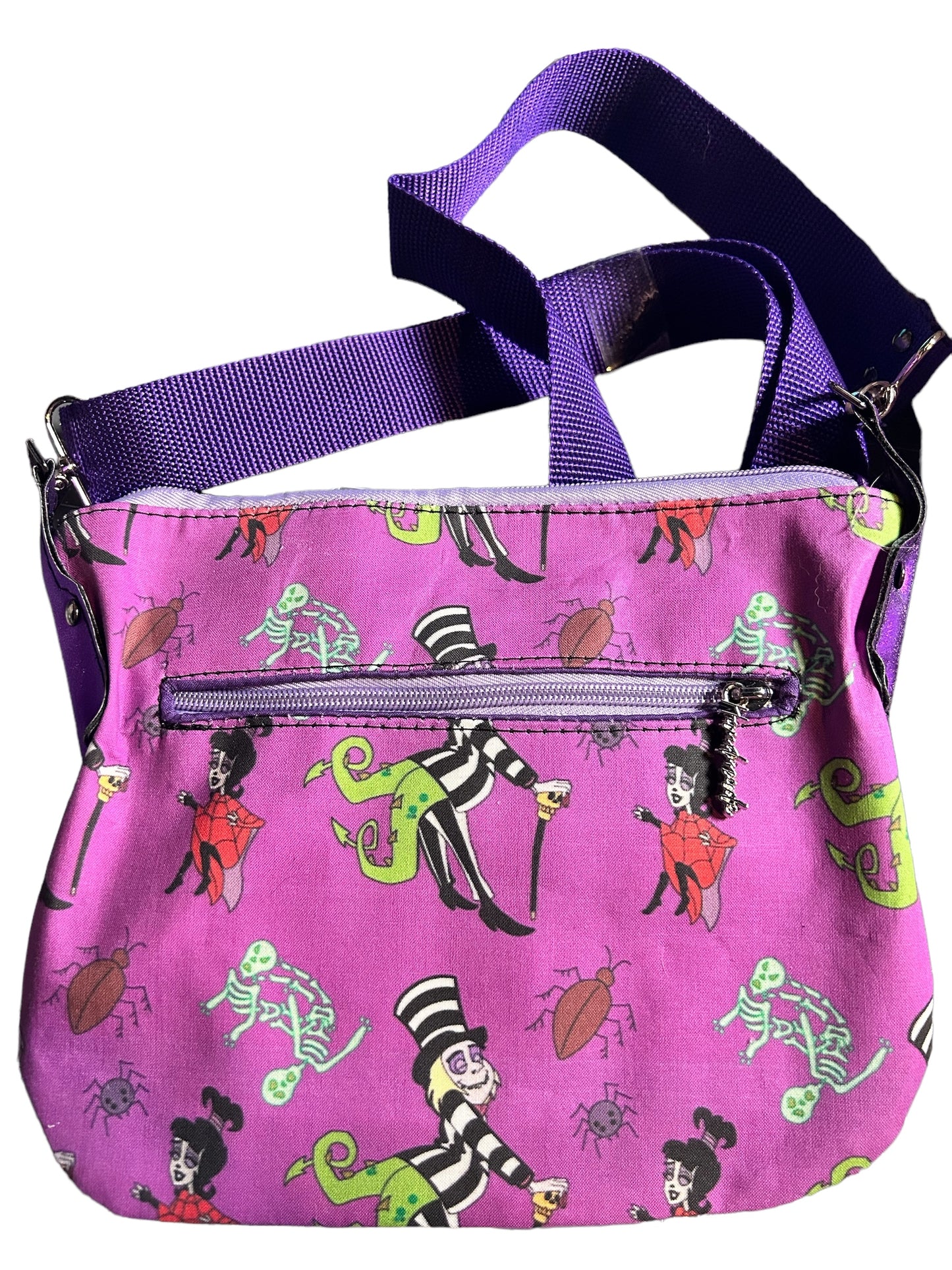 Beetleman and Lydia Purple Crossbody