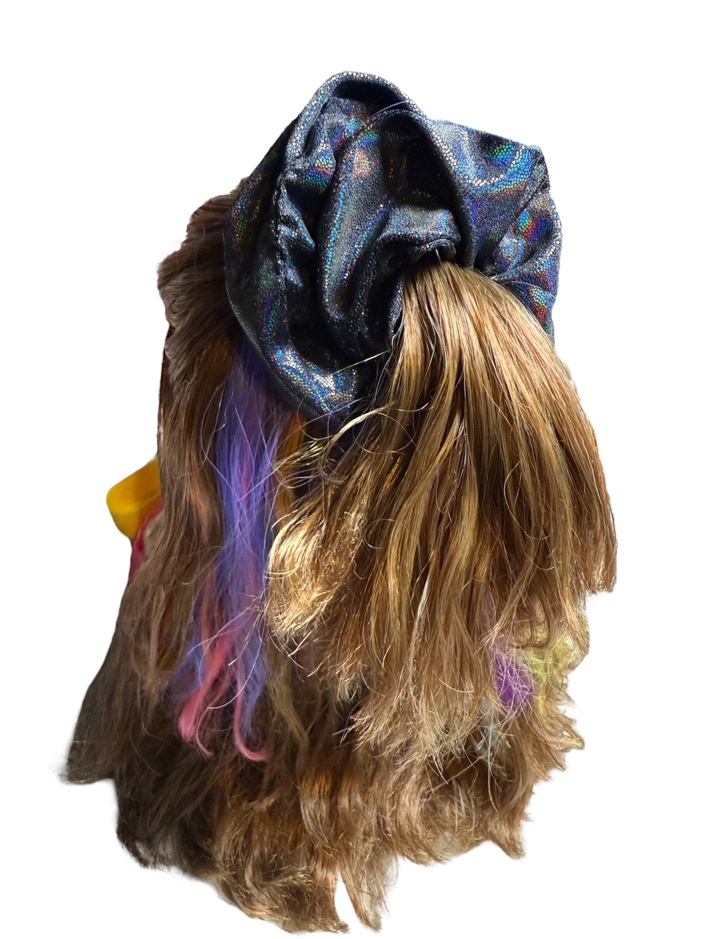 Metallic Shiny Scrunchie Medium Sized