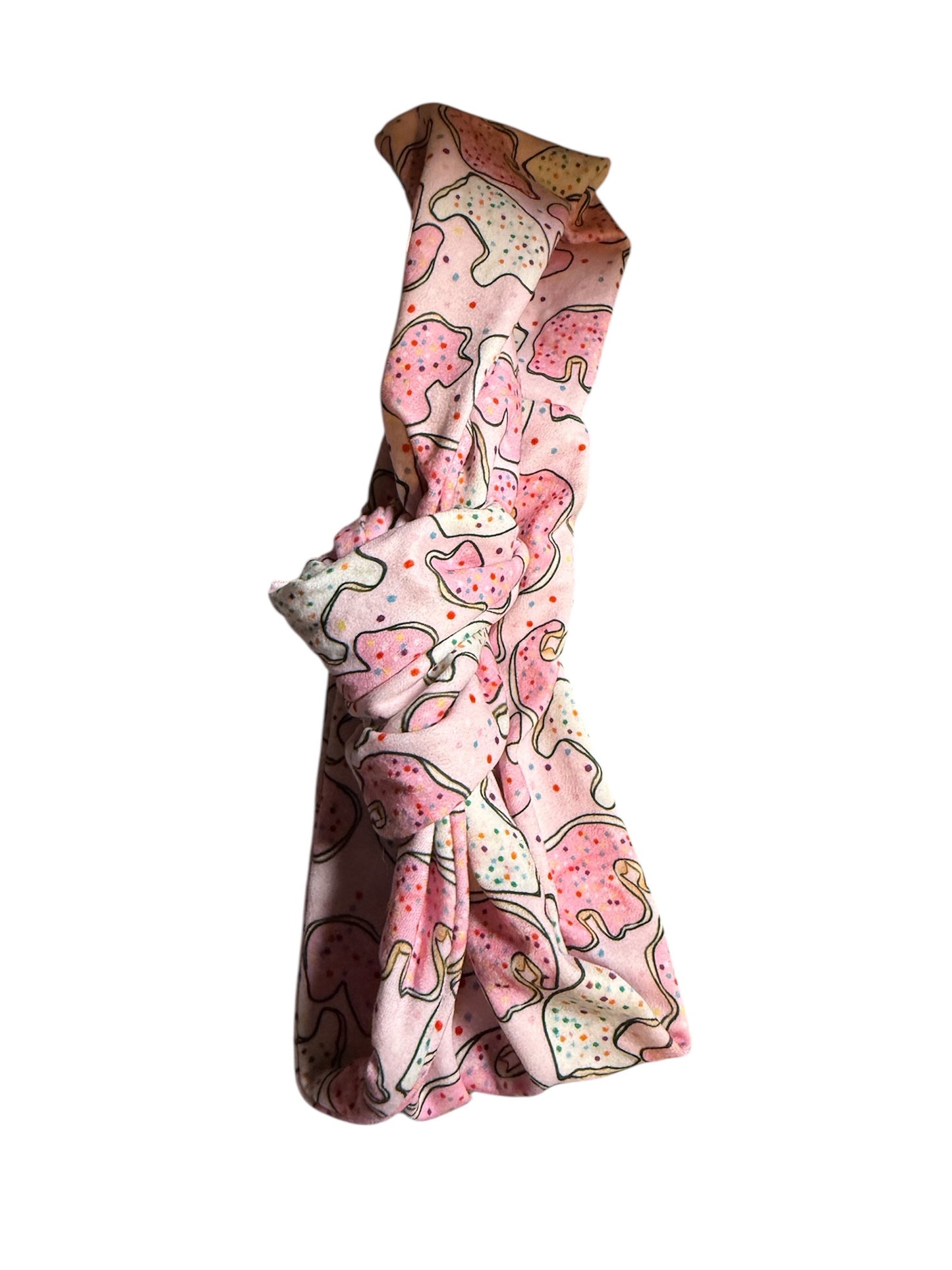 Animal Icing Cookies Adjustable Knot Headband
