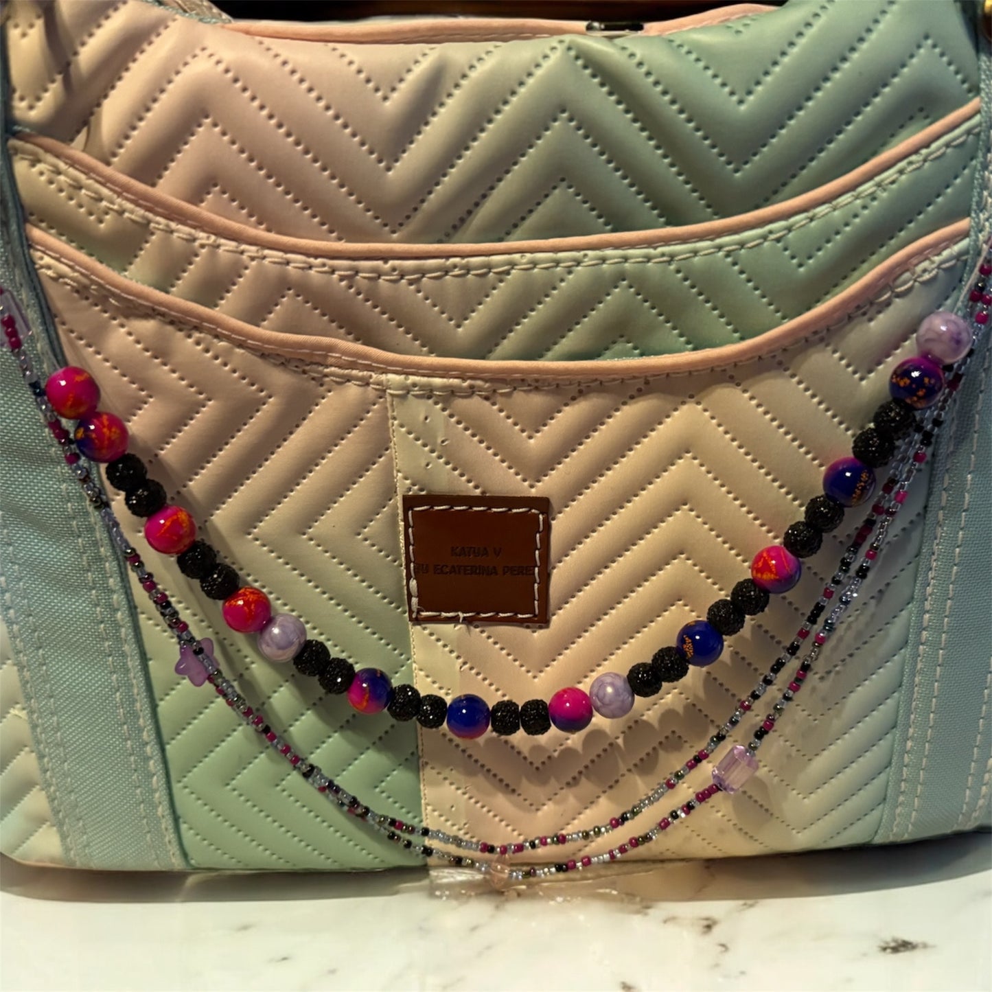 Galaxy Purse Beads, Chain Decor, Purse Decor