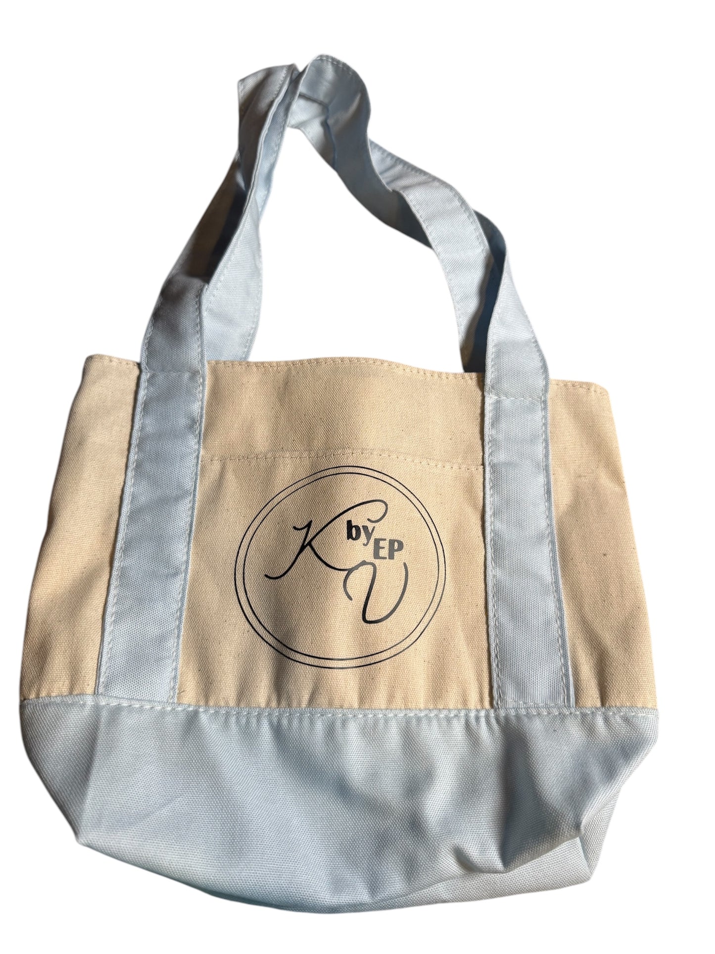 Light Blue Mini Tote Bag