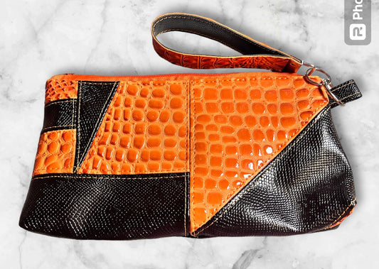 Zero Waste Halloween Edition Zipper Pouch, Accessory Pouch