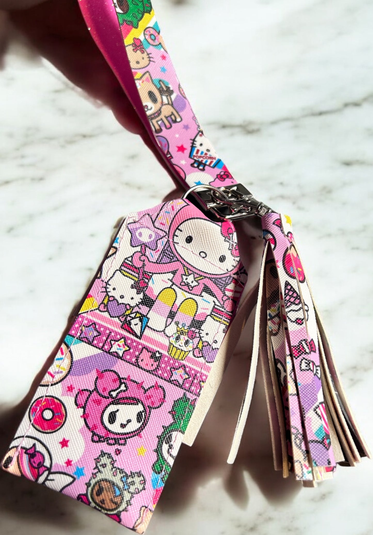 Toki Doki & HK Keyfob w/ Tassle & Pouch