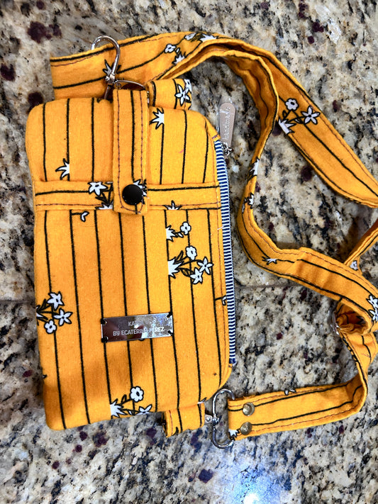 Bees in Yellow Phone pouch