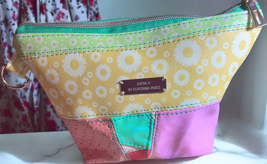 Zero Waste Patchwork Zipper pouch