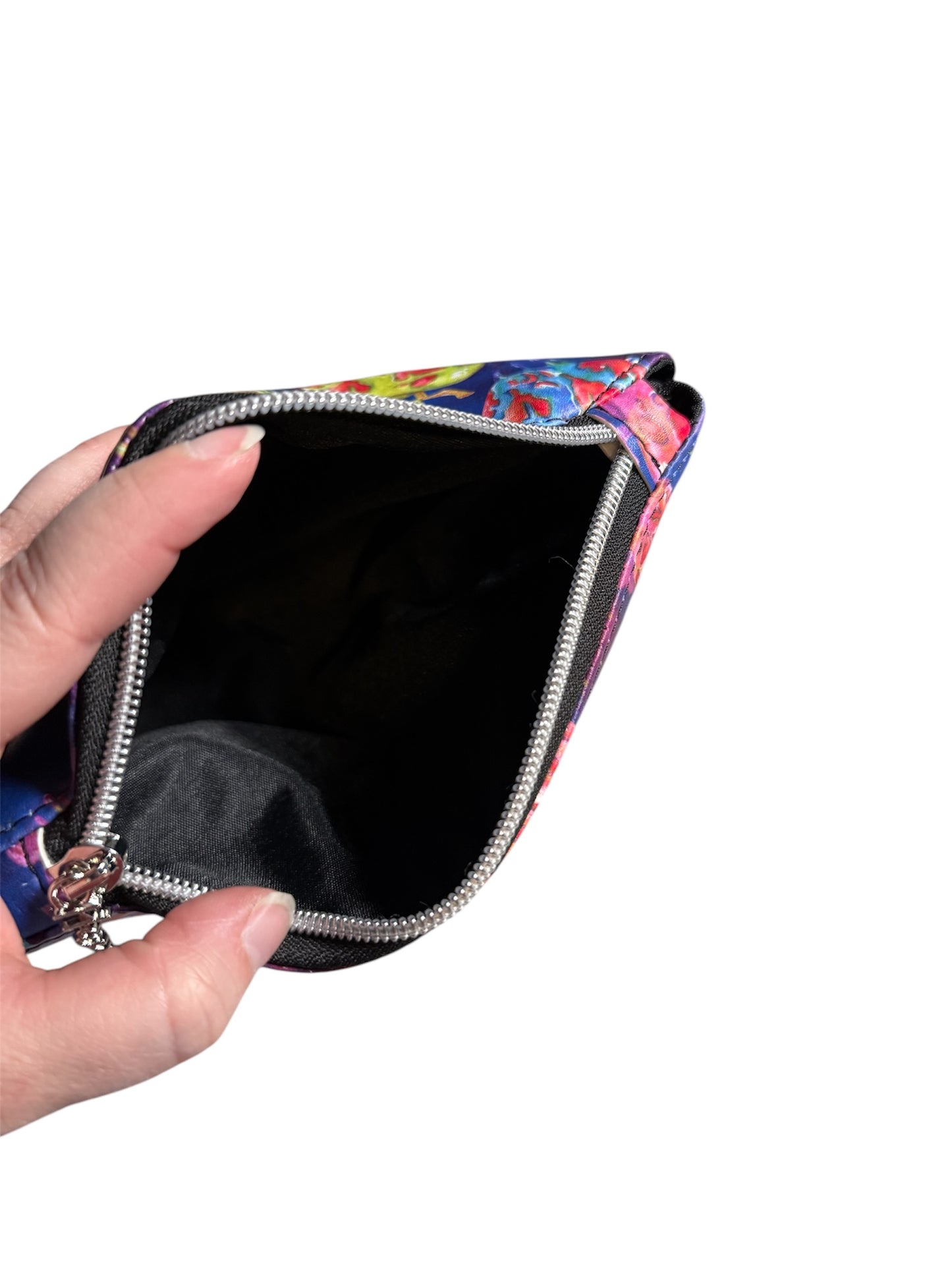 Poison Apple Heart Cutout Zipper Pouch