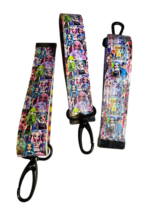 Rainbow Dolls Wristlet