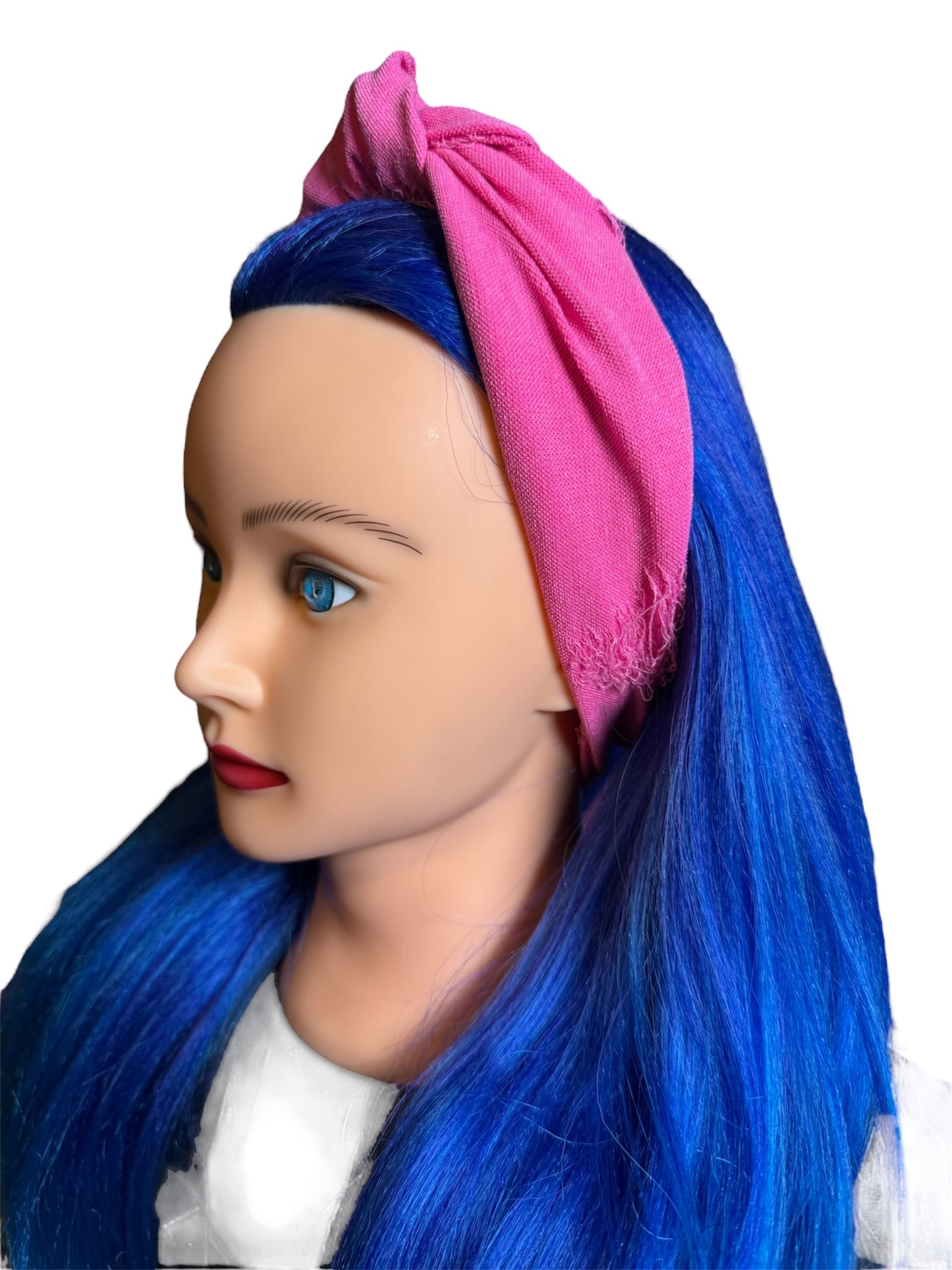 Tattered Pink Knotted headband