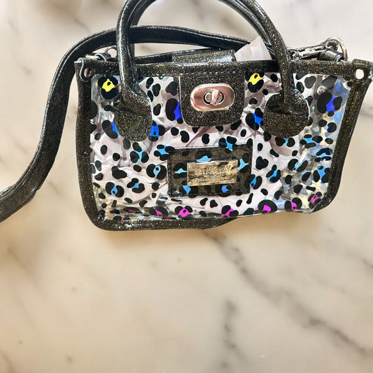 Clear Cheetah Crossbody handbag
