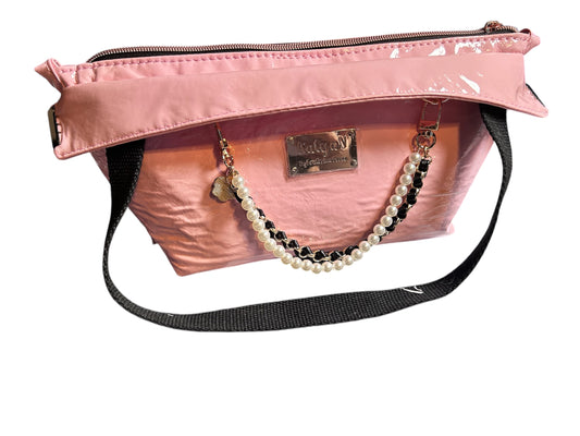 Pleather In Pink Cosmic Mini Tote Bag