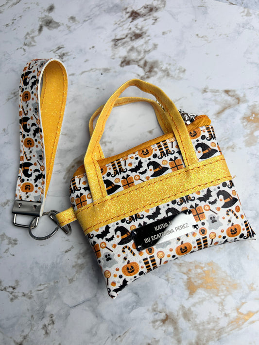 Whitch Hat & More Halloween Wristlet  & Pouch Combo