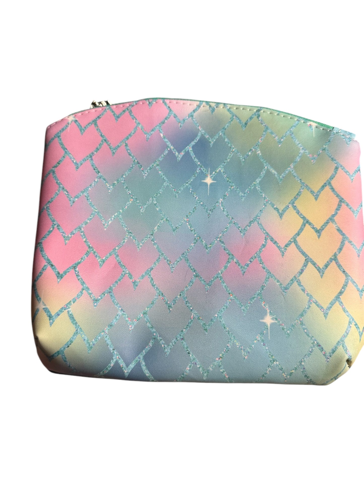Mermaid Hearts, Chunky Zipper Pouch