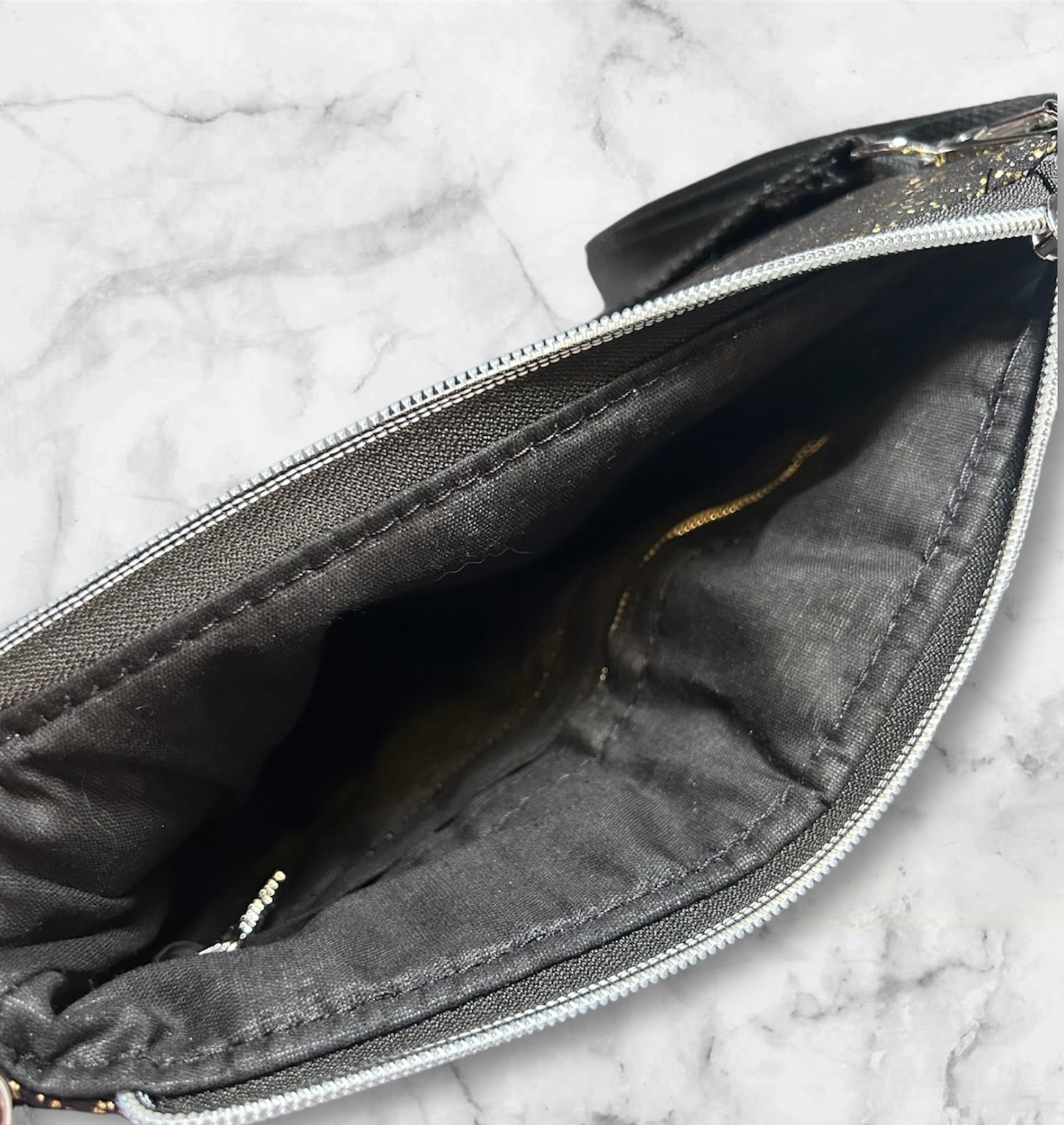 Gold speckled Crossbody Bag