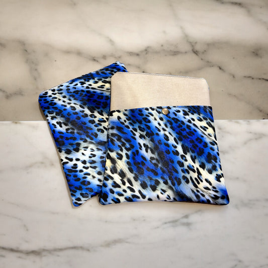 Blue Leaopard IPad/Tablet Case