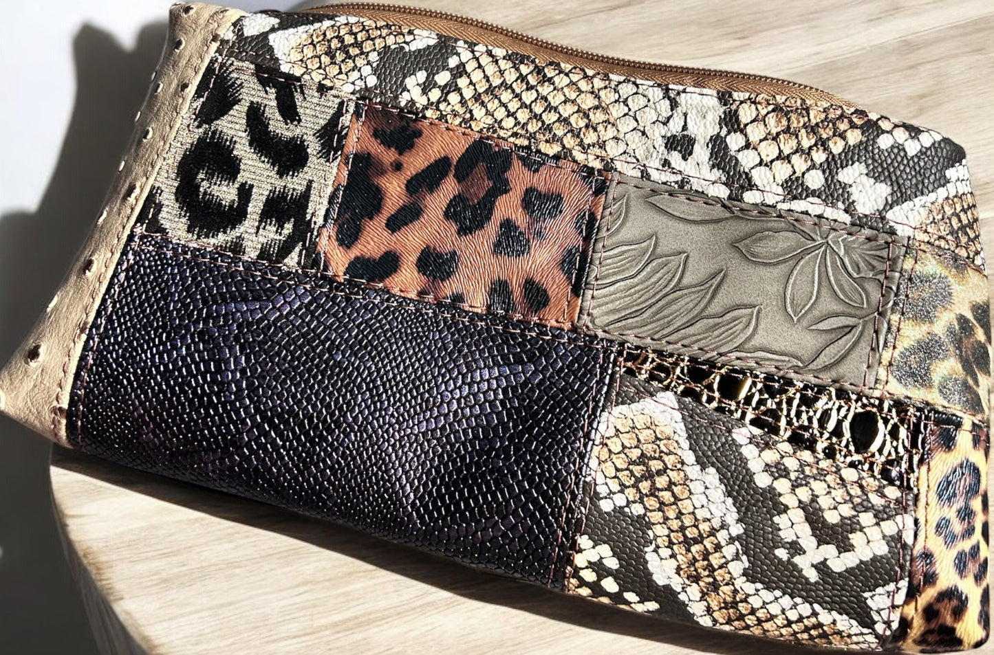 Zero Waste Animal Edition Zipper Pouch, Accessory Pouch