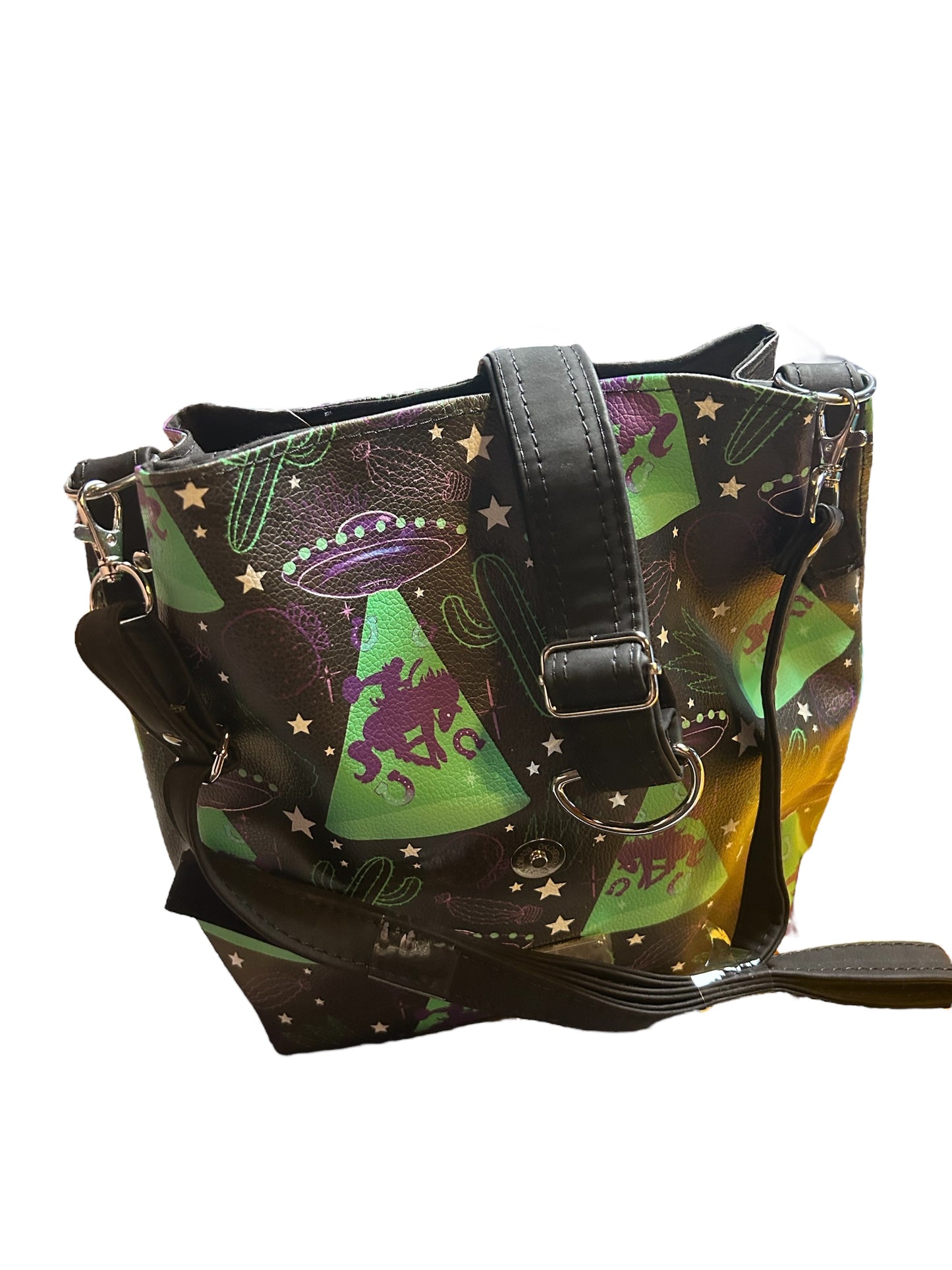 Aliens & Cowboys Bucket Bag