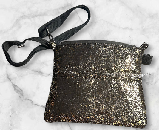 Gold speckled Crossbody Bag