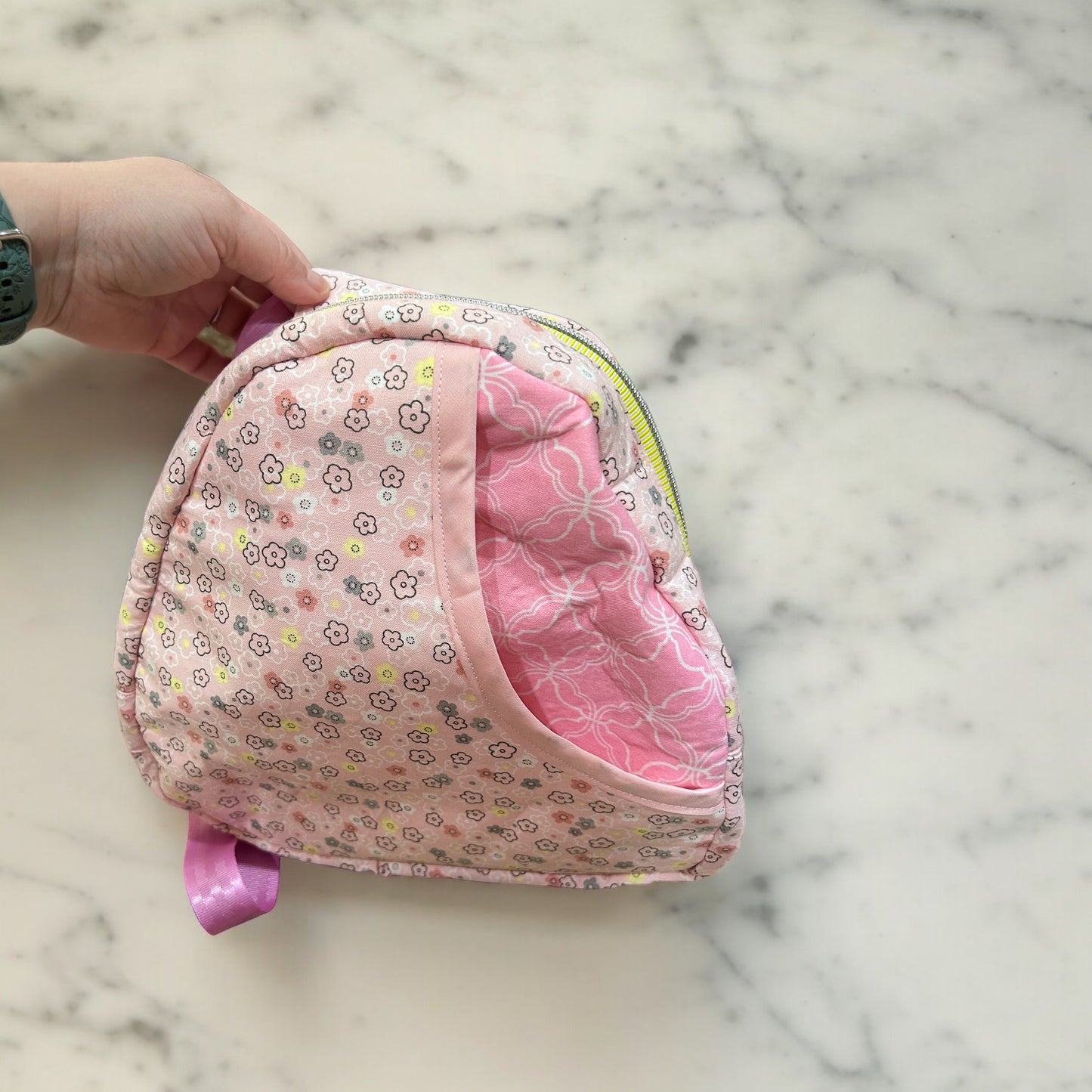 Pink Flowers  Sling Bag