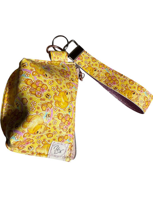 Yellow Bears Keyfob & Pouch