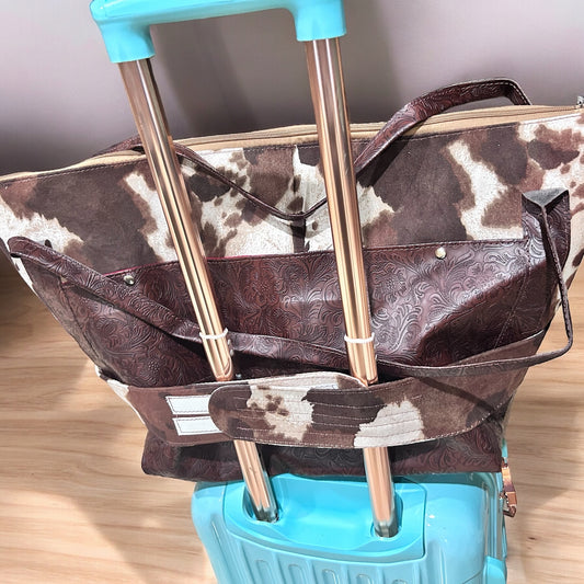 Western Daisy Travel Duffel, Travel Handbag