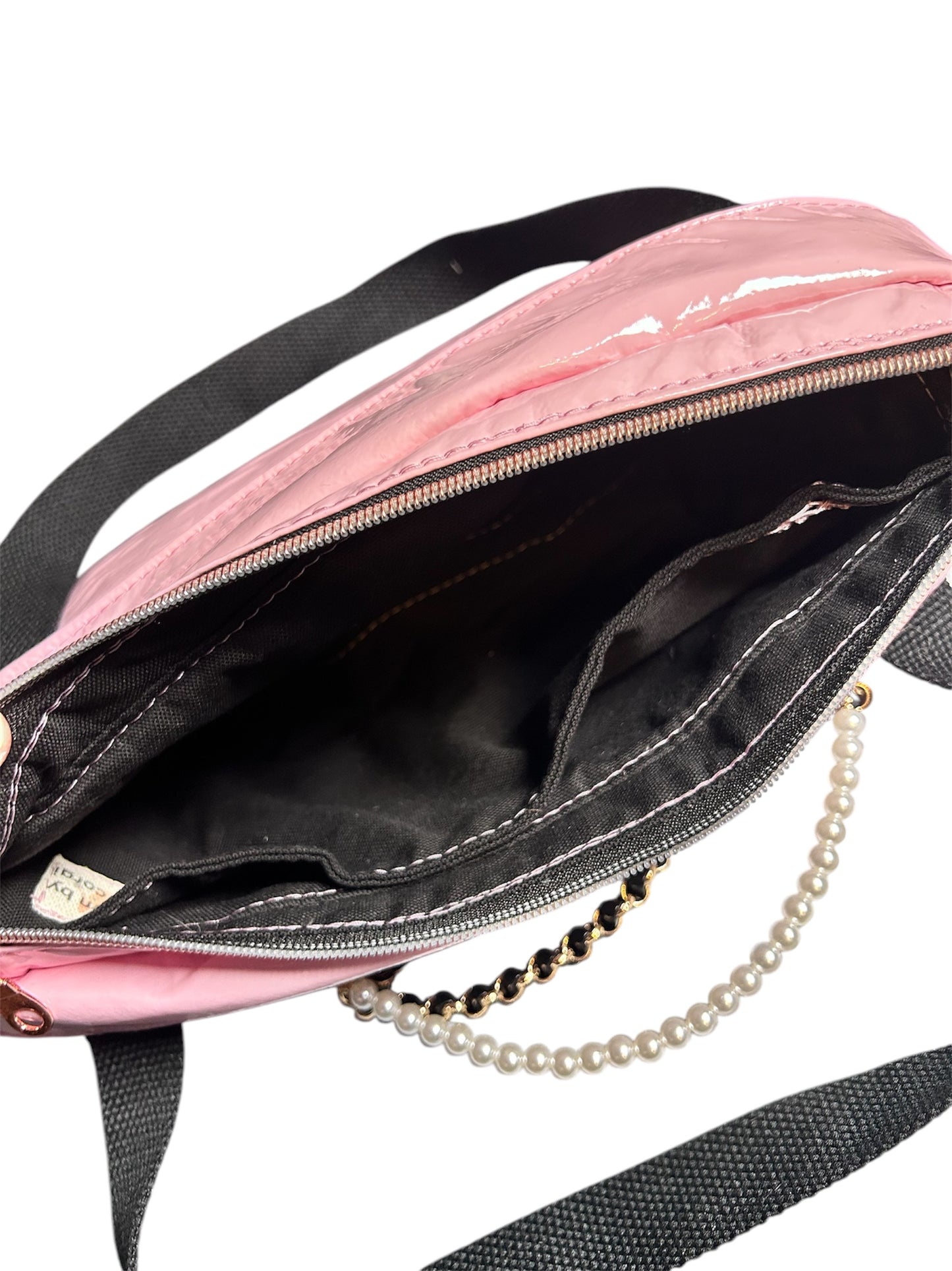 Pleather In Pink Cosmic Mini Tote Bag