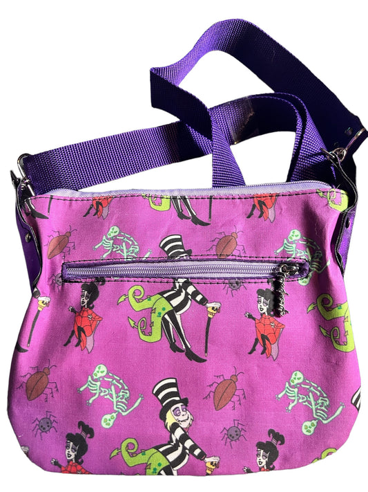 Beetleman and Lydia Purple Crossbody