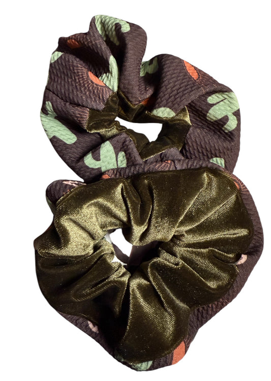 Two-Toned Cactus Green XL Scrunchie