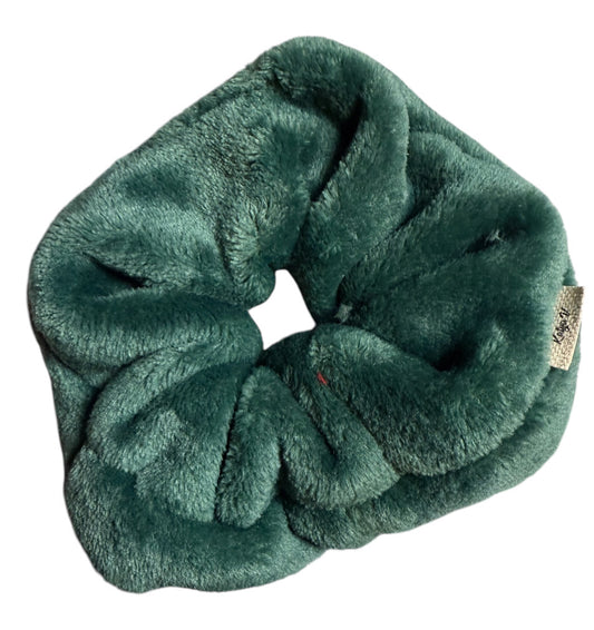 Plushie Soft Forest Green Scrunchie, XL