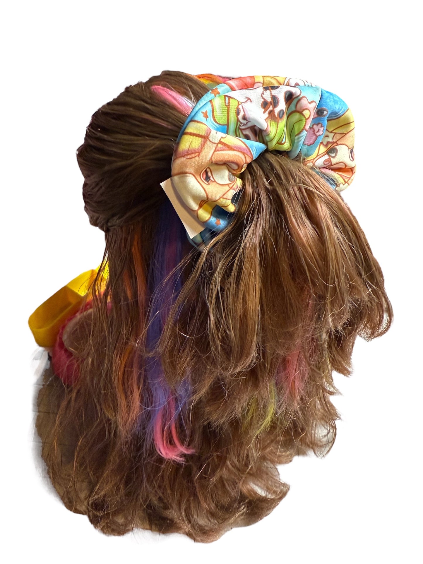 Blue Dog Family Scrunchie Medium Sized