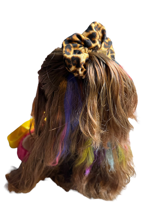 Cheetah Scrunchie Medium Sized